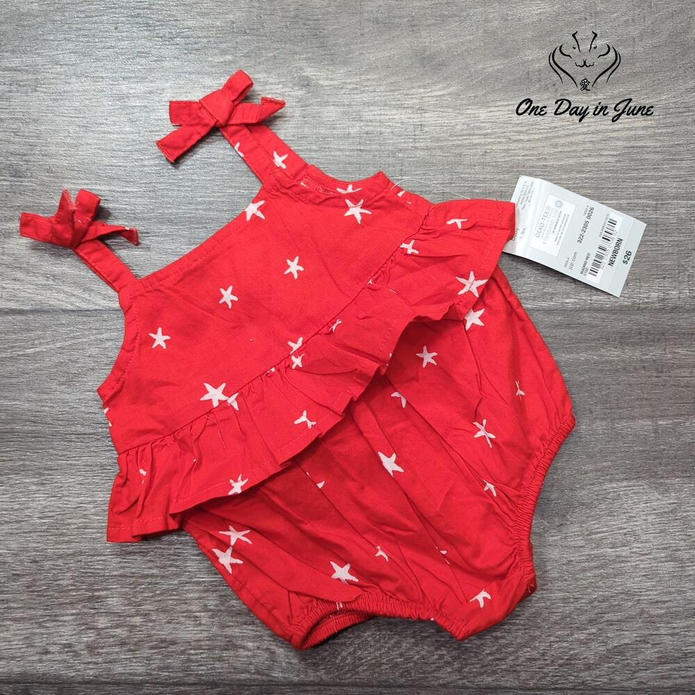 Okie Dokie Sleeveless Romper Size NB